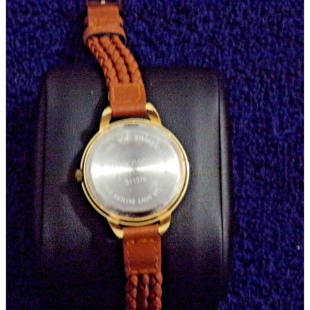 Francesca's‎ Collection Leather Band Quartz Watch